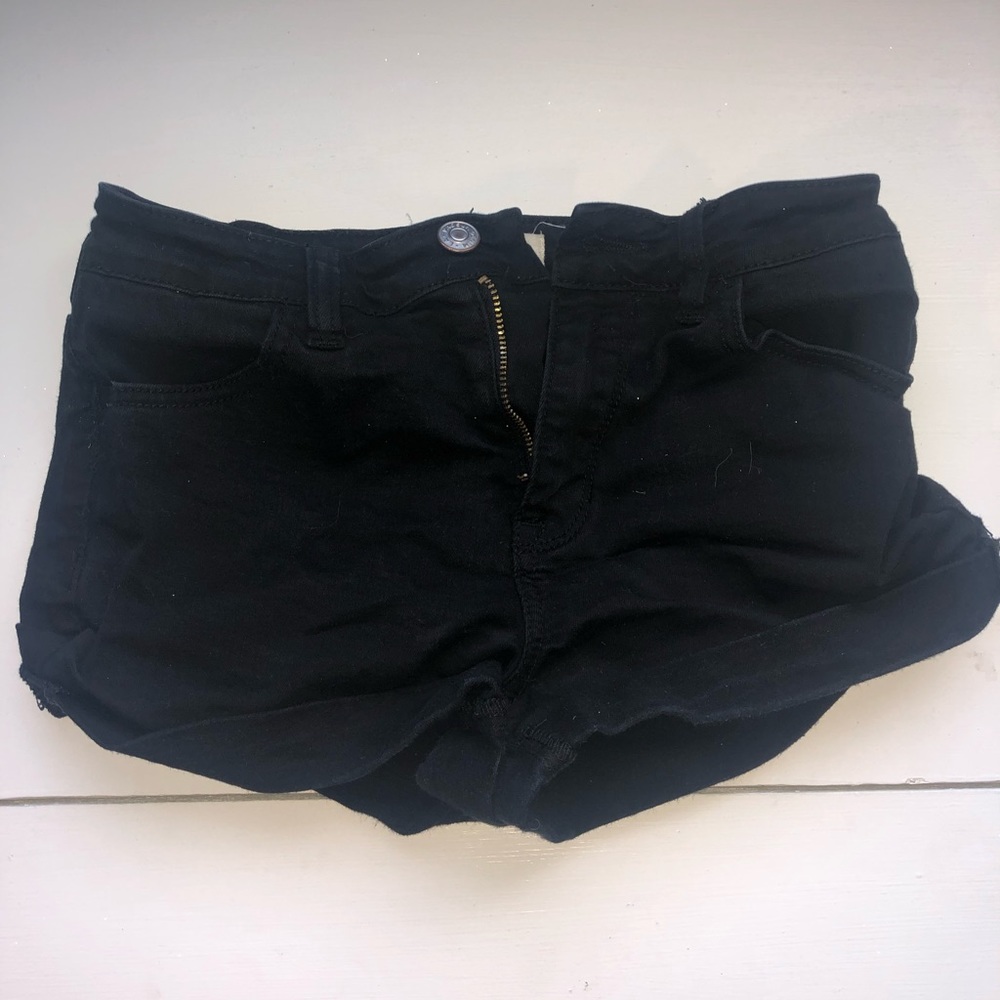 PacSun Black Denim Shorts